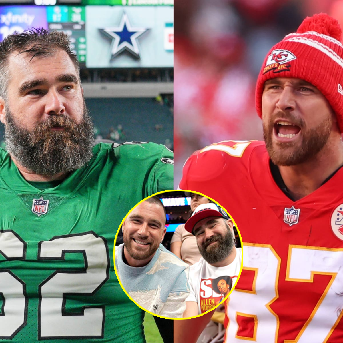 Travis and Jason Kelce Say They Lived Like ‘Filthy Animals’ when they ...