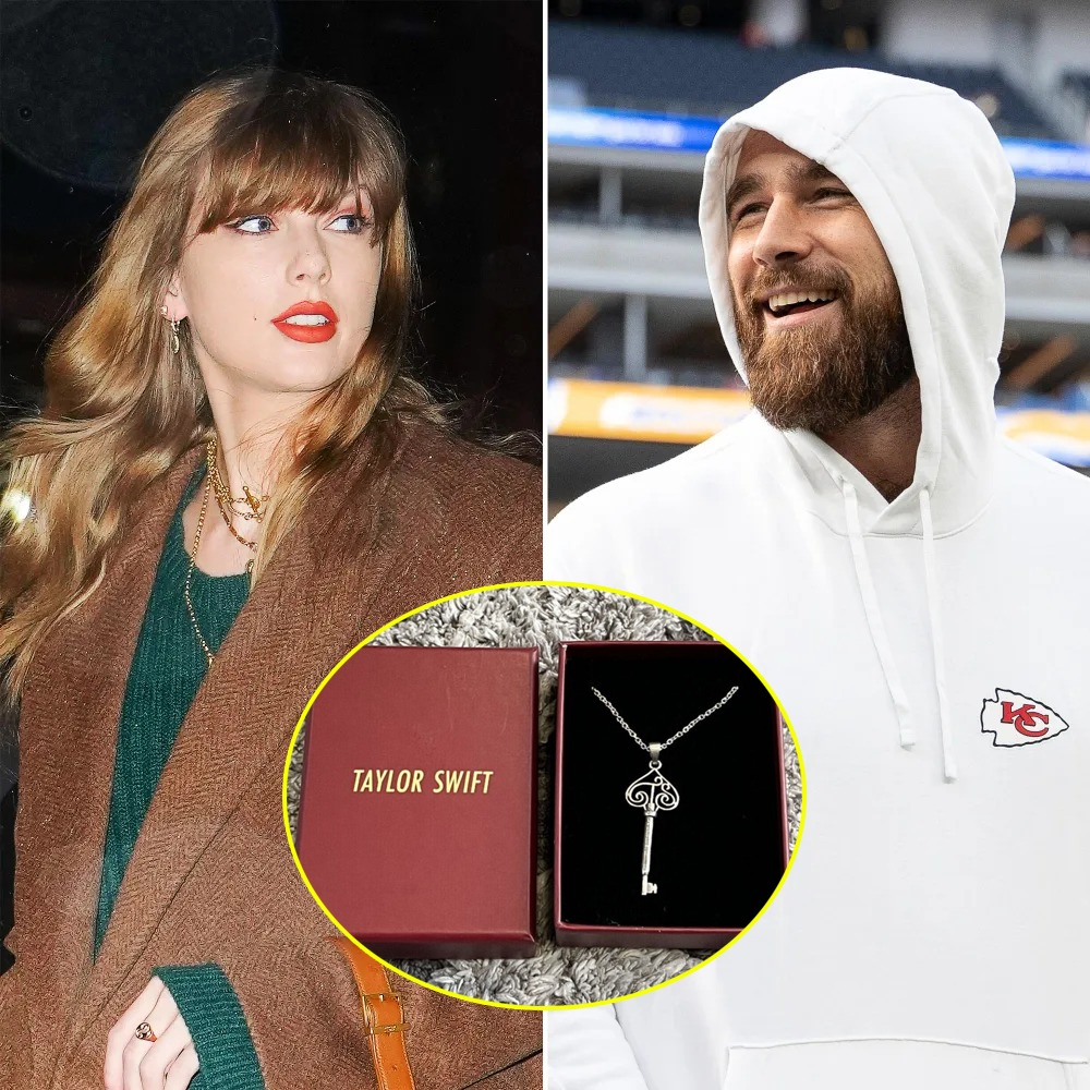 “Travis Kelce gave Taylor Swift an expensive necklace, representing the ...