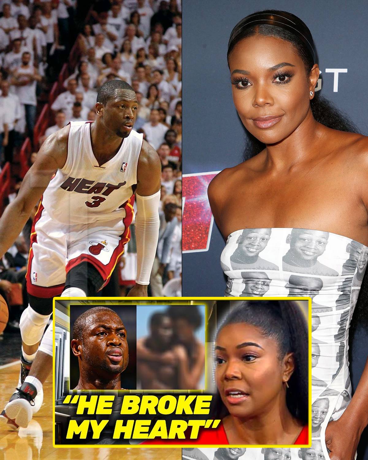 Gabrielle Union CONFIRMS DIVORCE After Pictures of Dwyane Wade with ...