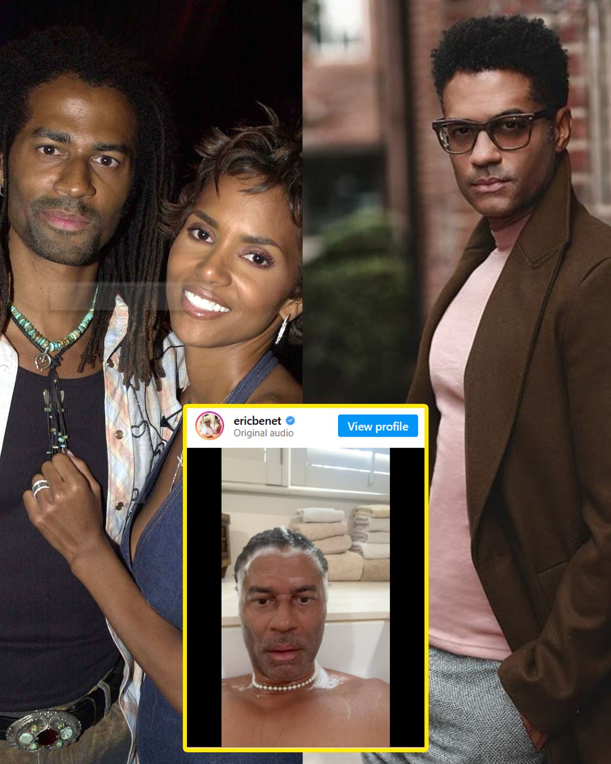 Halle Berry’s Ex-Husband Eric Benet Posts Zesty Bath Video Wearing ...