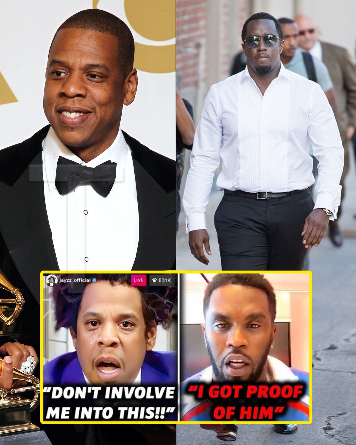 Jay Z Is Thrown Into A Frenzy As Diddy Reveals Their List Of 