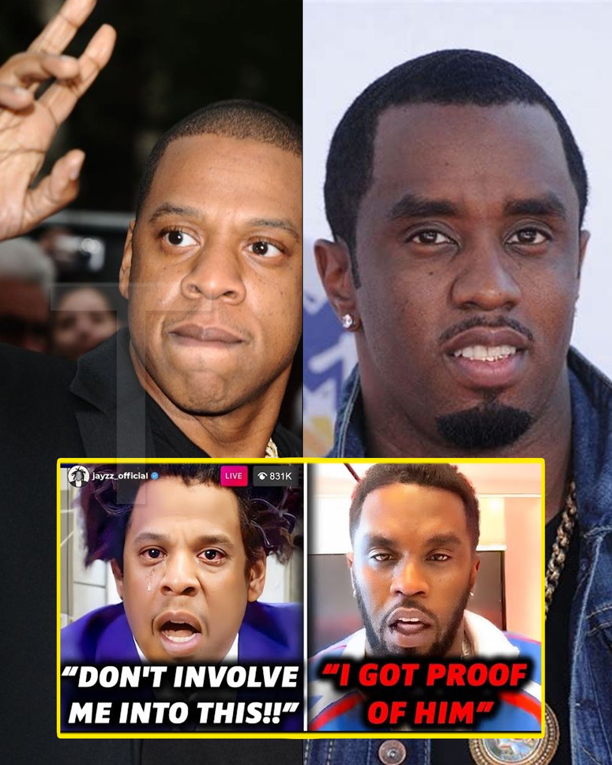 Jay Z is thrown into a frenzy as Diddy reveals their list of ...