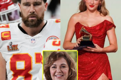 BREAKING: In a Viral X Post, American Actress Roseanne Barr Labels Travis Kelce and Taylor Swift the ‘Loser Couple’ Following Their Disappointing Performances at the Super Bowl and Grammy Awards