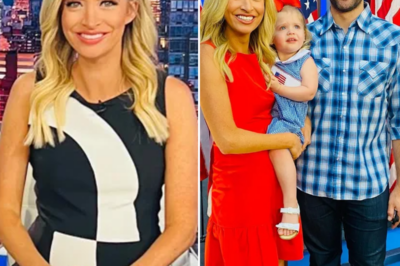 Kayleigh McEnany has been surprised live on air by her Fox News co-hosts as she awaits her baby with Sean Gilmartin.