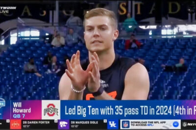 “We All Saw This Coming”: NFL Fans Are Destroying Ohio State QB Will Howard Over The Worst Combine Performance Of All-Time (VIDEO)